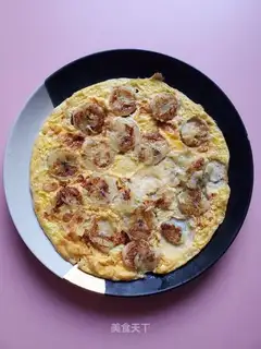 Banana omelet