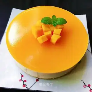Fresh mango mousse