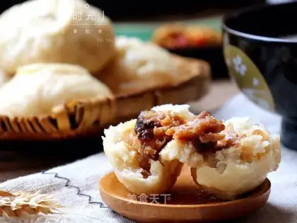 Frozen meat buns