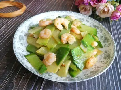 Blue radish shrimp
