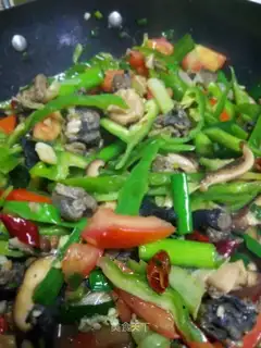 Yellow chicken mushrooms