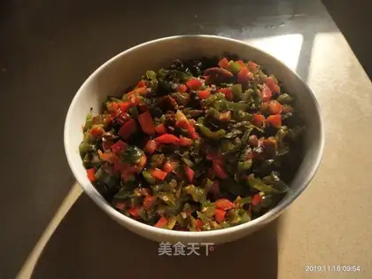 Homemade chili sauce