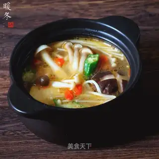 Three fresh soup