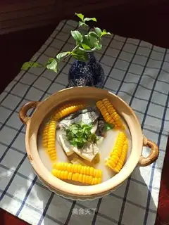 Fish tofu sweet corn