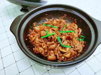 Dried pot fatty intestine