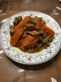 Carrot lamb stew