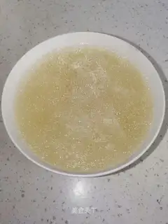 The radish lamb soup
