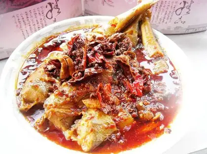 Boiled cod