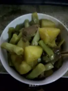 Potato-fruit beef