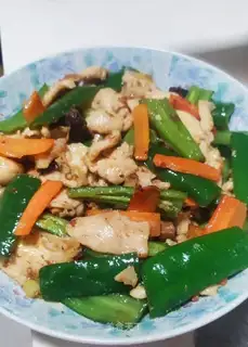 Chicken chest and pepper