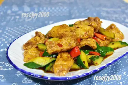Spicy halibut