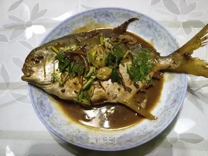 Red-burned fish