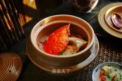 Seafood crab porridge