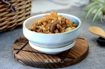 Curry potato beef rice
