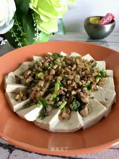 Meatloaf and tofu