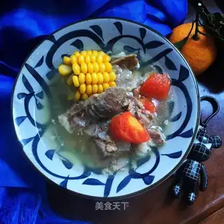 Corn drum bone soup