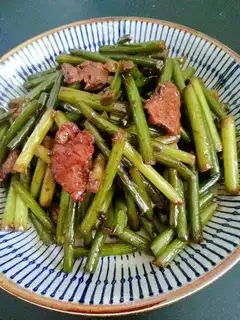 Garlic fried meat