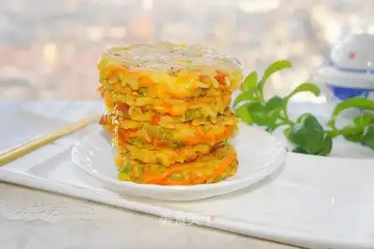 Rice and vegetable pie