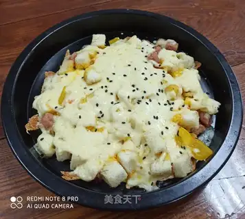 Cheese and ham