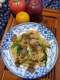 Carrot beef and rice powder