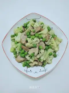 The bouquets and the peas