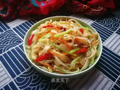 Carrot bean sprouts of celery