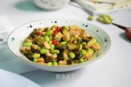 Pickles, soy sauce