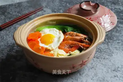 Milk-cooked noodles
