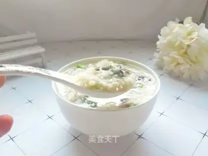 Breakfast with porridge