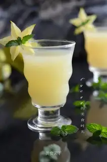 Honey peach juice