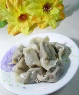 Three fresh dumplings