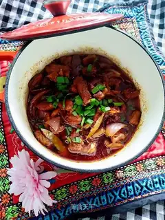 Onion burn ribs