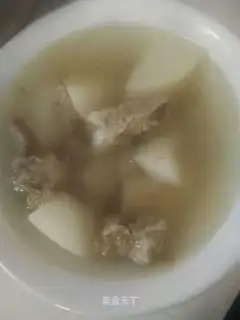 radish steak soup