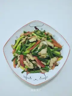 Garlic fried meat