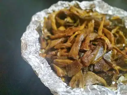 Bake the mushrooms