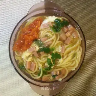 Hot cabbage for corn noodles