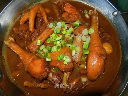 Red chicken