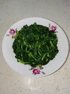 Scrambled spinach