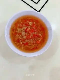 Homemade chili sauce
