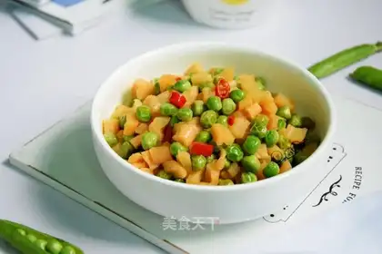 # Rhods dry and fried peas #