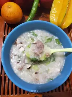 Porridge of mushroom beef