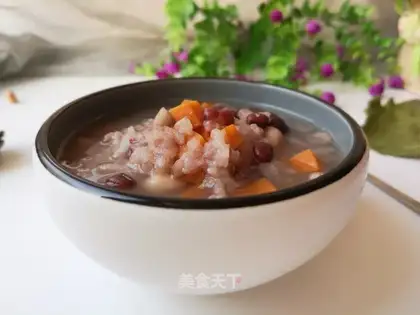 Potato peanut congee