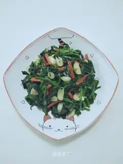 Scrambled spinach