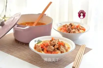 Tomato oxen noodles