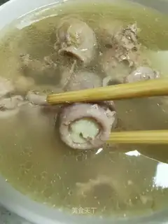 Little intestinal omelet soup