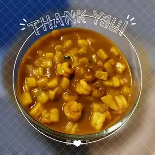 Curry potato shrimp