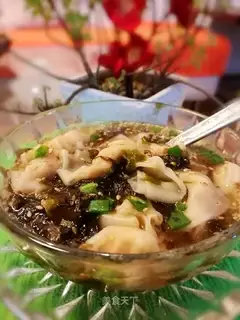 Sour soup and shrimp