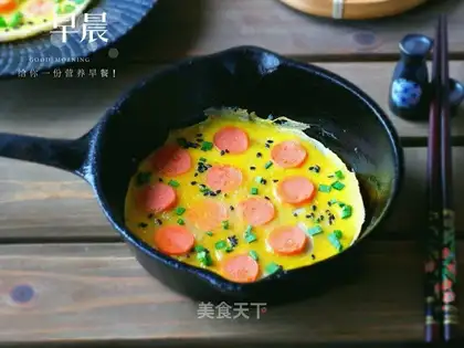 Egg ham and sausage