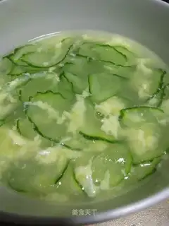 cucumber egg soup