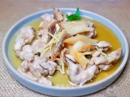 Salted fish steam